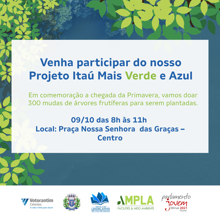 Projeto Itaú Mais Verde e Azul