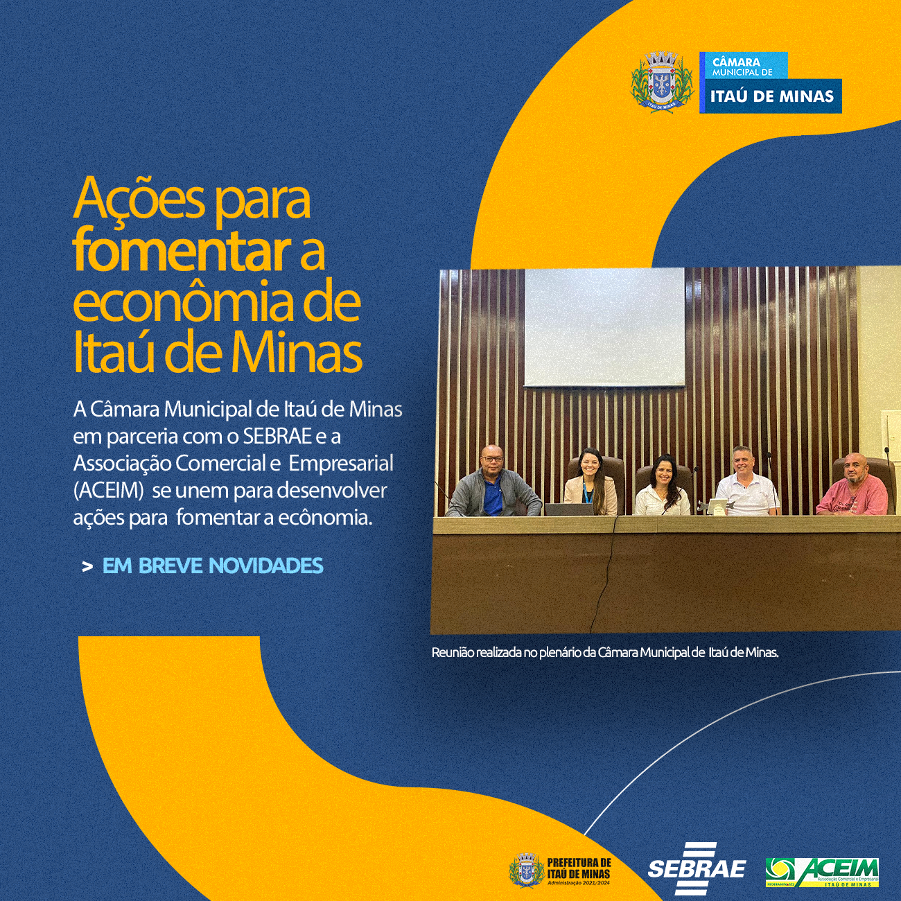 Ações para fomentar a economia.