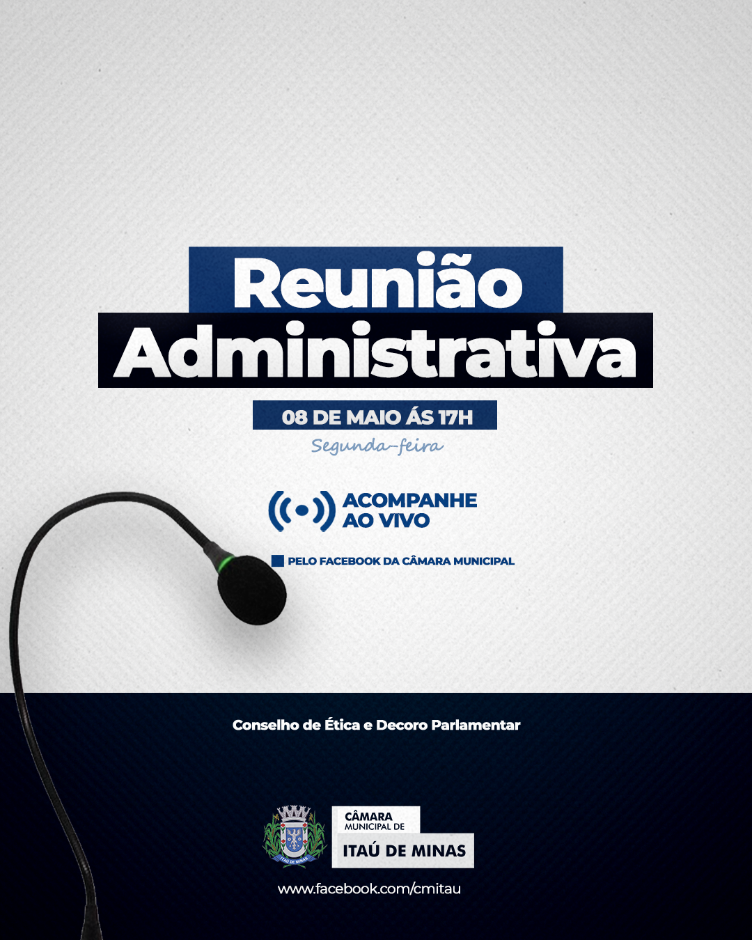 COMUNICADO DE REUNIÃO ADMINISTRATIVA DO CONSELHO DE ÉTICA E DECORO PARLAMENTAR 