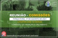 COMUNICADO DE REUNIÃO DE COMISSÕES