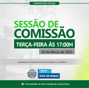 COMUNICADO DE SESSÃO DE COMISSÃO COMUNICADO DE SESSÃO DE COMISSÃO
