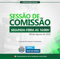 COMUNICADO DE SESSÃO DE COMISSÃO   