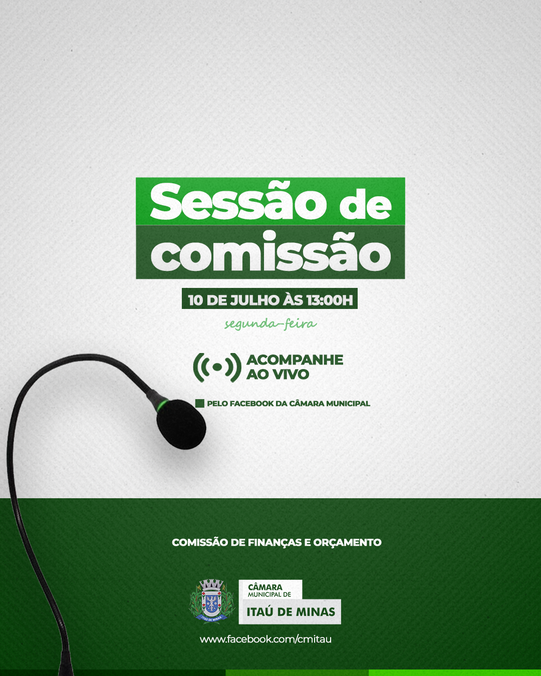 COMUNICADO DE SESSÃO DE COMISSÃO