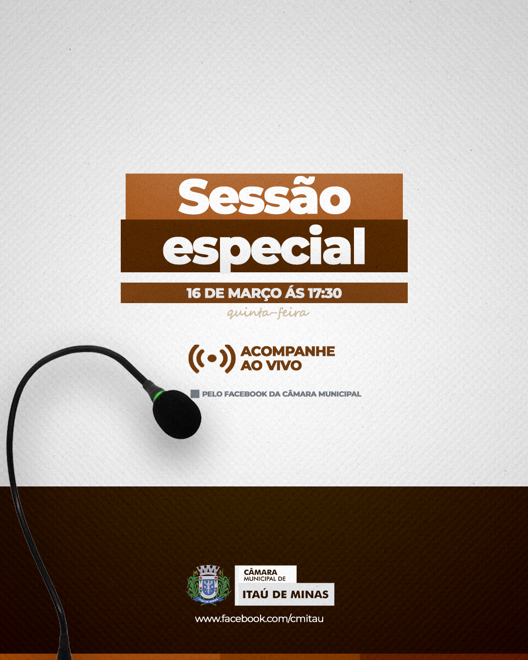 COMUNICADO DE SESSÃO DE POSSE