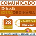 COMUNICADO DE SESSÃO EXTRAORDINÁRIA COMUNICADO DE SESSÃO EXTRAORDINÁRIA