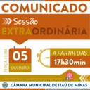 COMUNICADO DE SESSÃO EXTRAORDINÁRIA COMUNICADO DE SESSÃO EXTRAORDINÁRIA