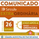 COMUNICADO DE SESSÃO EXTRAORDINÁRIA COMUNICADO DE SESSÃO EXTRAORDINÁRIA