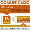 COMUNICADO DE SESSÃO EXTRAORDINÁRIA COMUNICADO DE SESSÃO EXTRAORDINÁRIA