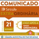 COMUNICADO DE SESSÃO EXTRAORDINÁRIA COMUNICADO DE SESSÃO EXTRAORDINÁRIA