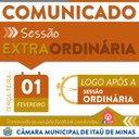 COMUNICADO DE SESSÃO EXTRAORDINÁRIA