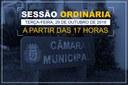 COMUNICADO DE SESSÃO ORDINÁRIA