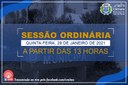 COMUNICADO DE SESSÃO ORDINÁRIA