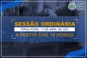 COMUNICADO DE SESSÃO ORDINÁRIA