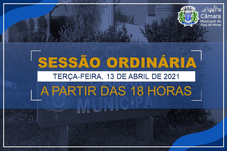 COMUNICADO DE SESSÃO ORDINÁRIA