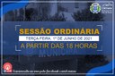 COMUNICADO DE SESSÃO ORDINÁRIA COMUNICADO DE SESSÃO ORDINÁRIA