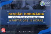 COMUNICADO DE SESSÃO ORDINÁRIA