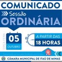 COMUNICADO DE SESSÃO ORDINÁRIA COMUNICADO DE SESSÃO ORDINÁRIA