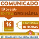 COMUNICADO DE SESSÃO EXTRAORDINÁRIA COMUNICADO DE SESSÃO EXTRAORDINÁRIA