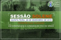 COMUNICADO DE SESSÃO SOLENE