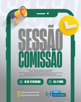 COMUNICADO SESSÃO DE COMISSÃO