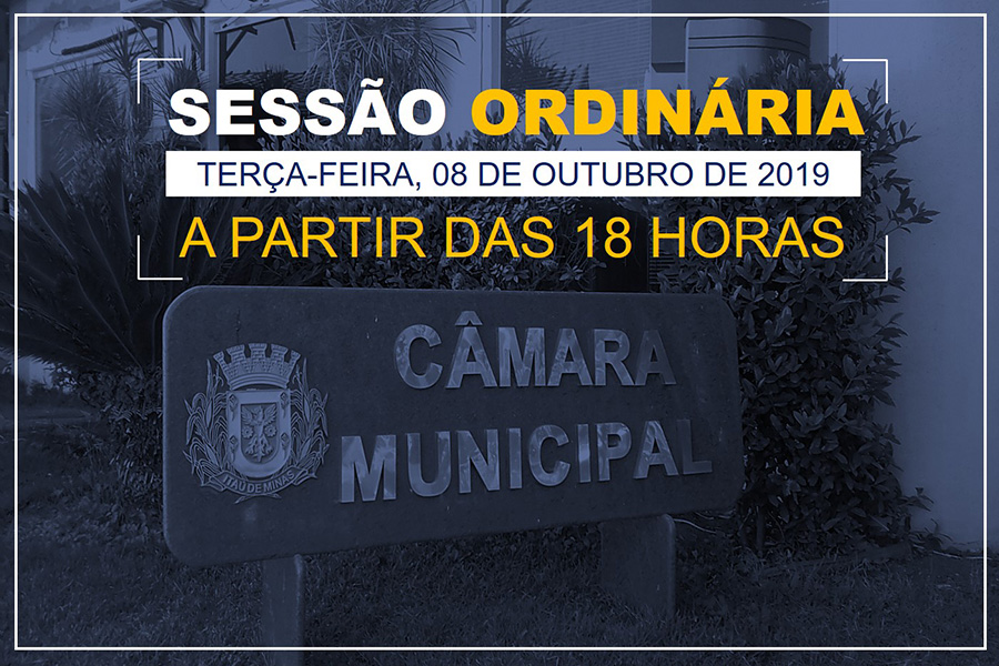 COMUNICADO SESSÃO ORDINÁRIA