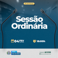COMUNICADO - SESSÃO ORDINÁRIA
