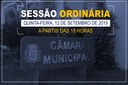 COMUNICADO SESSÃO ORDINÁRIA