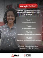 Confira os horários de funcionamento das Unidades da UAI.