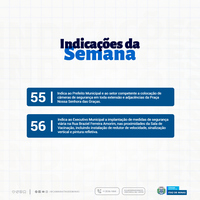 INDICAÇÕES DA SEMANA