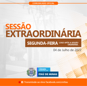 COMUNICADO DE SESSÃO EXTRAORDINÁRIA COMUNICADO DE SESSÃO EXTRAORDINÁRIA