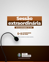 COMUNICADO DE SESSÃO EXTRAORDINÁRIA
