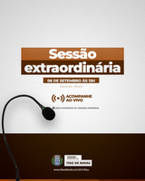 COMUNICADO DE SESSÃO EXTRAORDINÁRIA