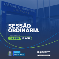 COMUNICADO DE SESSÃO ORDINÁRIA