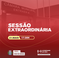 COMUNICADO DE SESSÃO EXTRAORDINÁRIA