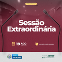 COMUNICADO DE SESSÃO EXTRAORDINÁRIA 