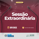 COMUNICADO DE SESSÃO EXTRAORDINÁRIA