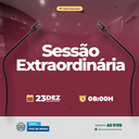 COMUNICADO DE SESSÃO EXTRAORDINÁRIA