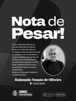 Nota de Pesar -  Raimundo Nonato de Oliveira