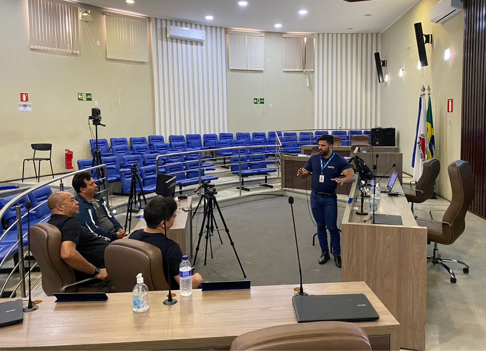 Reunião com consultor da FIEMG e SENAI